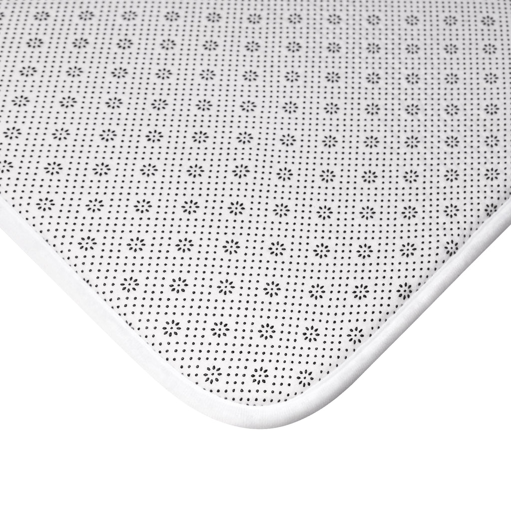 Moss Green Eucalyptus Bath Mat, Sophisticated Organic Bathroom
